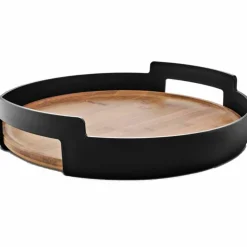 Bricka 35 cm, svart
