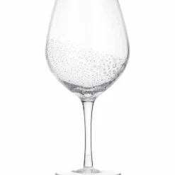 Bubble' Munblåst rödvinsglas