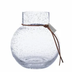 Bubblig glasvas 25 cm