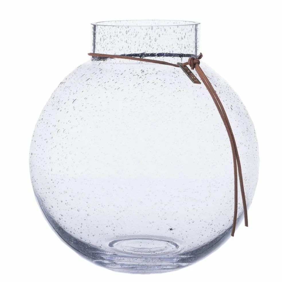 Bubblig glasvas 22 cm
