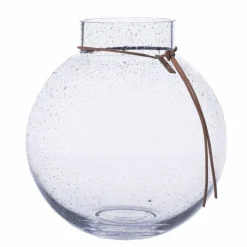 Bubblig glasvas 14 cm
