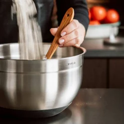Bunkar i rostfritt stål, 3 st