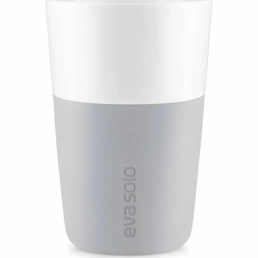 Café Latte mugg, 2 stk. Mable grey