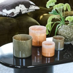 Calore ljuslykta medium, calamata green
