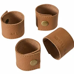 Camou servettringar 4-pack, brun