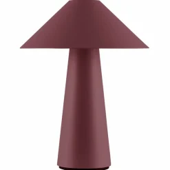 Cannes portabel bordslampa, burgundy