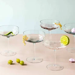 Champagne-/cocktailglas 30 cl, blå
