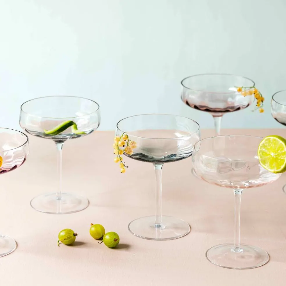 Champagne-/cocktailglas 30 cl, grön