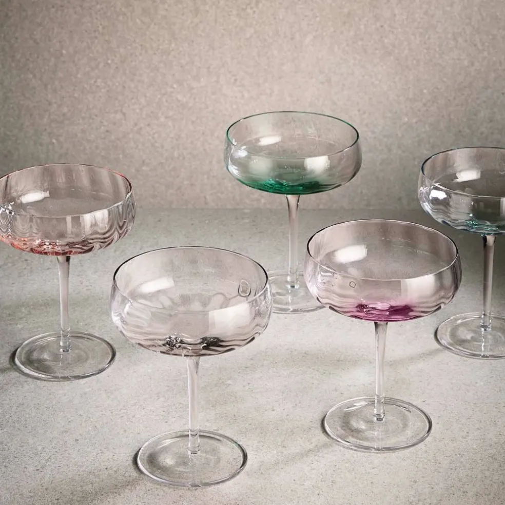 Champagne-/cocktailglas 30 cl, grön