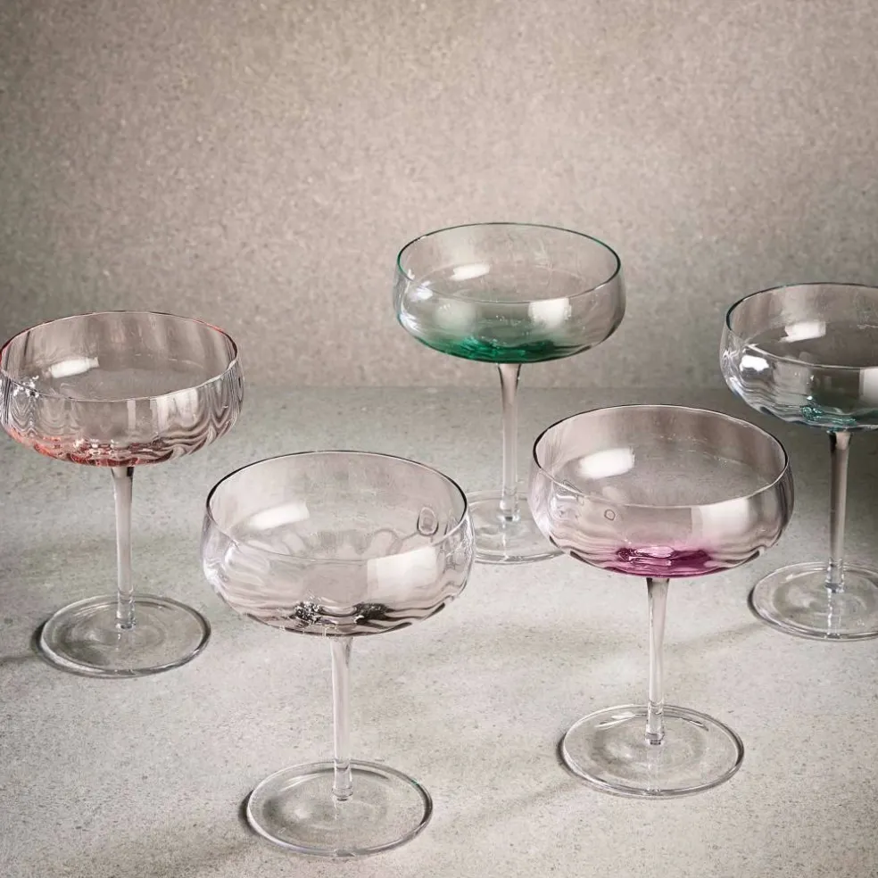 Champagne-/cocktailglas 30 cl, grön