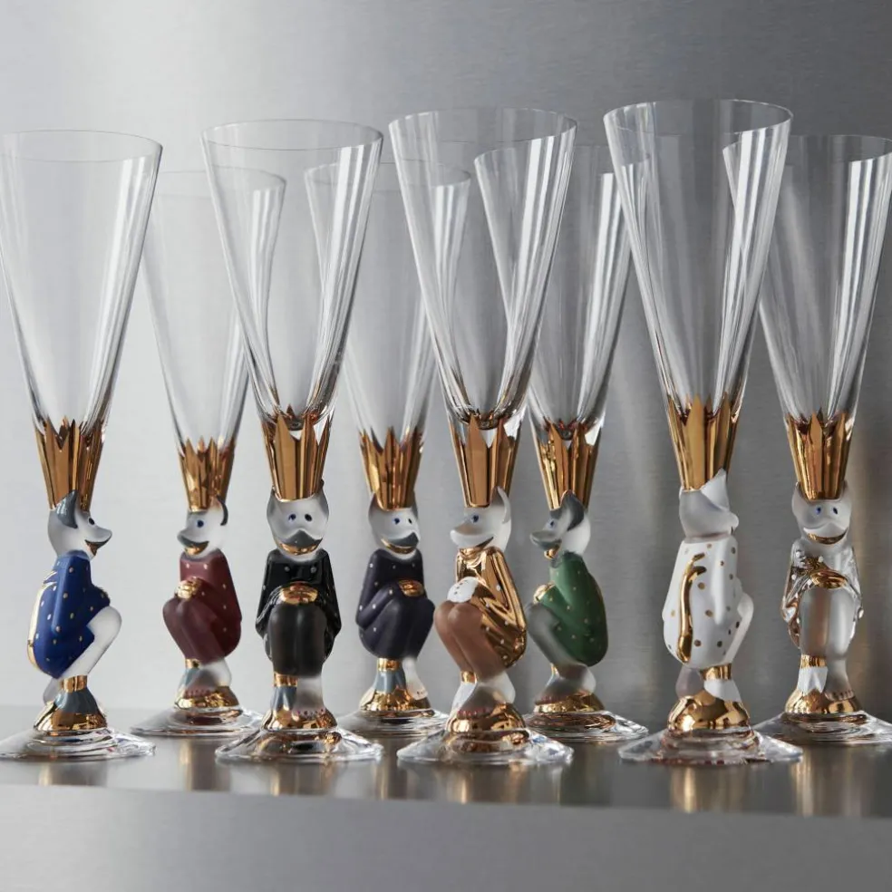 Champagneglas 19 cl, forest green