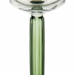 Champagneglas 24 cl grön, 2-pack