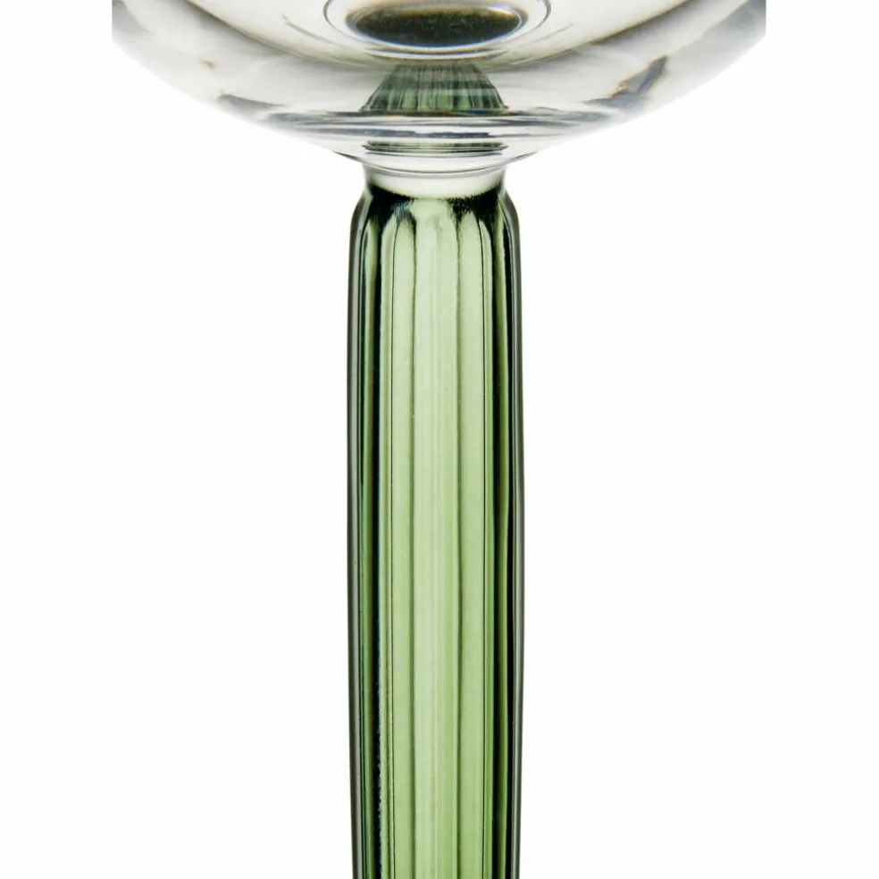 Champagneglas 24 cl grön, 2-pack