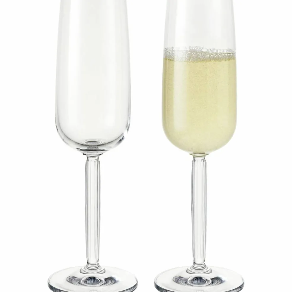 Champagneglas 24 cl grön, 2-pack