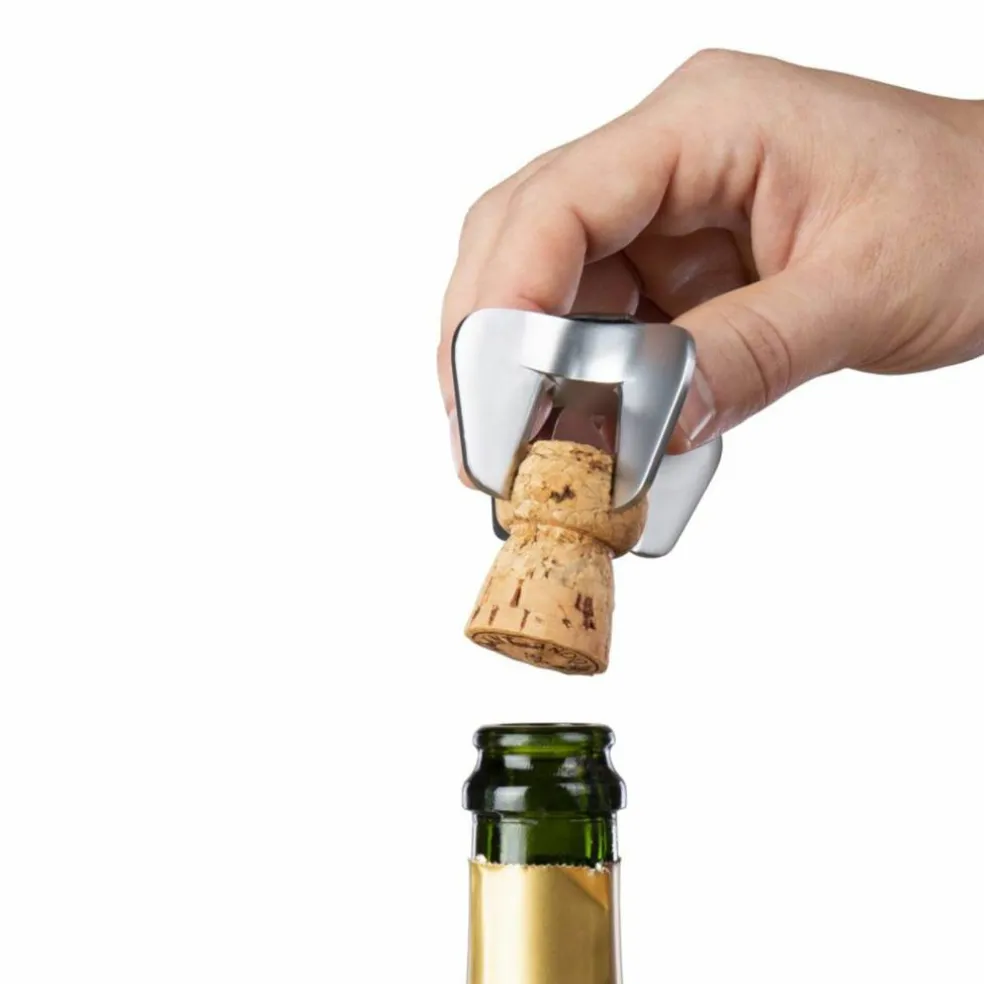Champagneöppnare, matte chrome