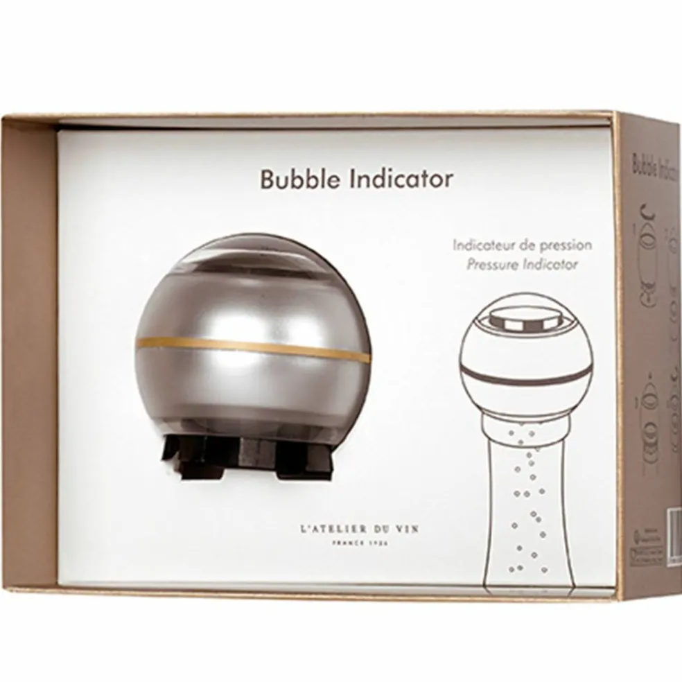 Champagnepropp med bubbelindikator
