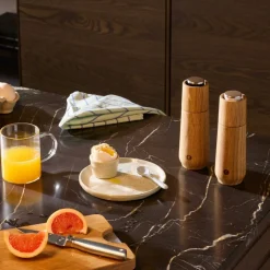 Champagne salt- och pepparkvarnset 17 cm, ek