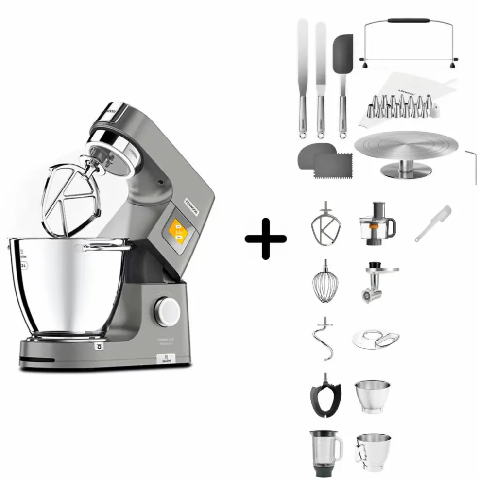 Chef Patissier XL bakmaskin + KWSD100 set för tårtdekorering