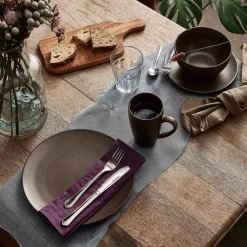 Chestnut lunchtallrik, 19,5 cm, brun