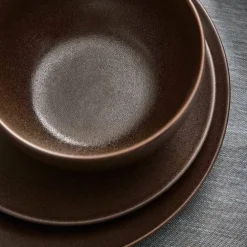 Chestnut middagstallrik, 26 cm, brun