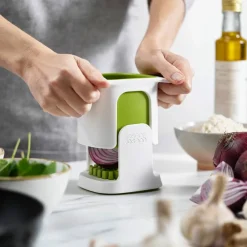 ChopCup grönsaksskärare, vit/grön