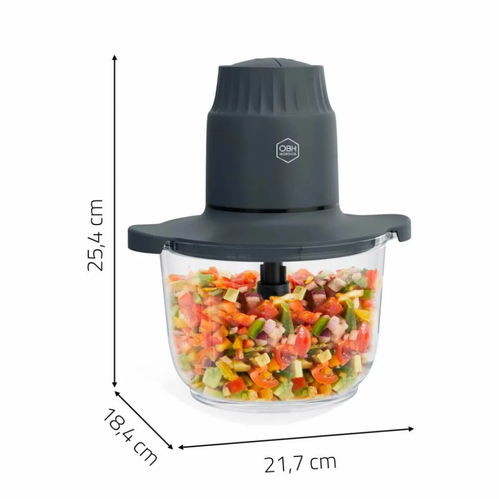 Choppeo minihackare 2 liter, svart/transparent