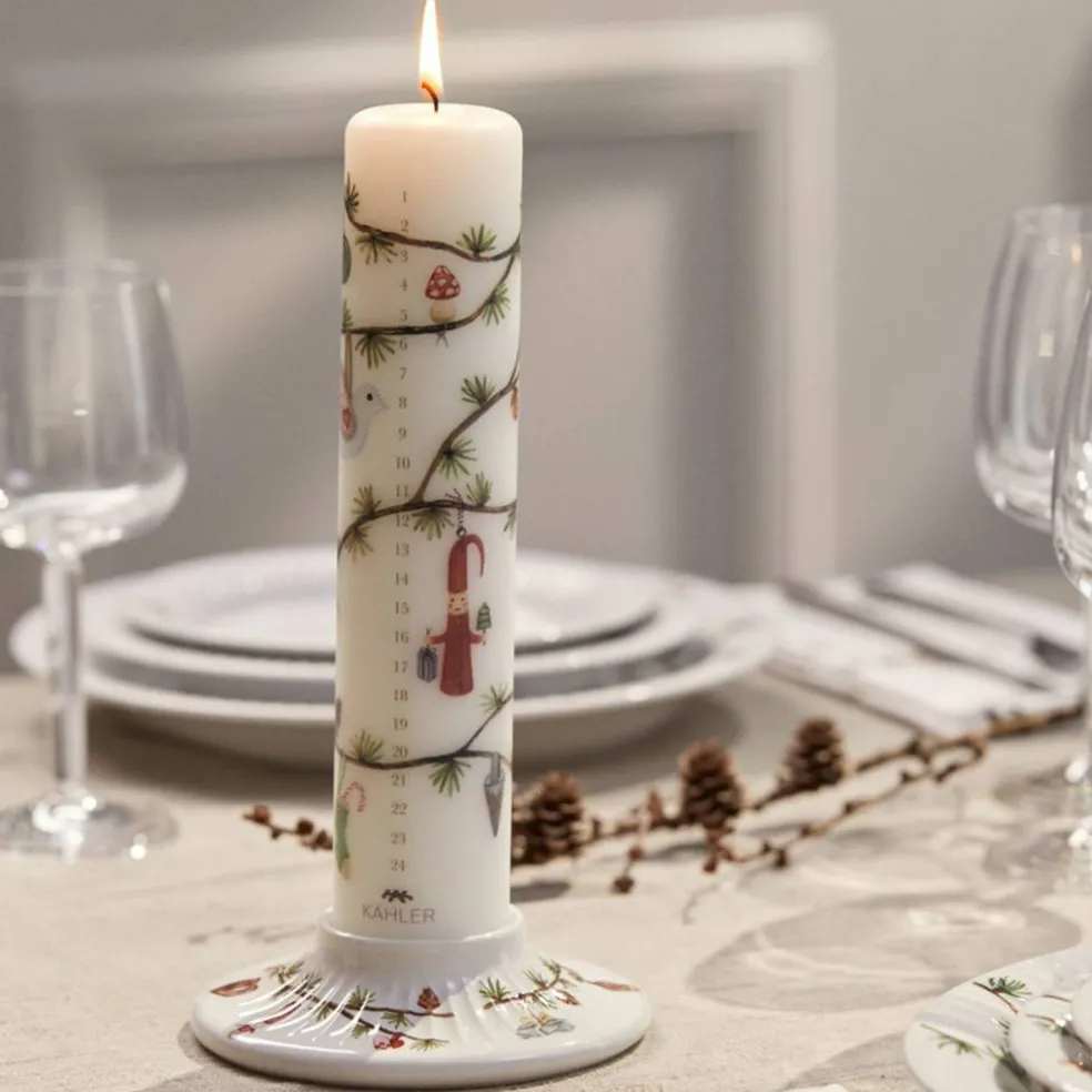 Christmas blockljusstake 13 cm