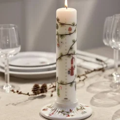 Christmas blockljusstake 13 cm