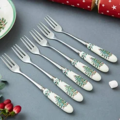 Christmas Tree dessertgaffel 6-pack