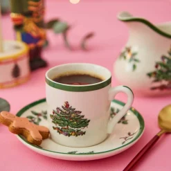 Christmas Tree espressokopp 4-pack