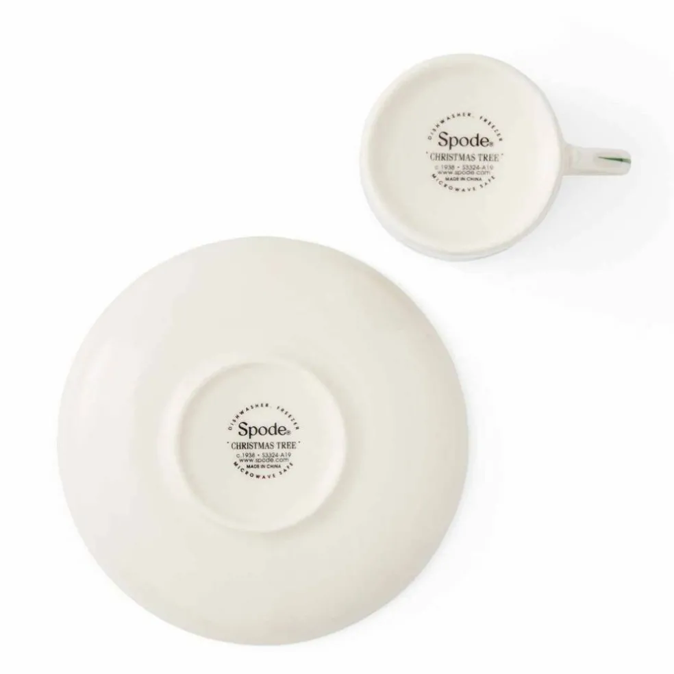 Christmas Tree espressokopp 4-pack
