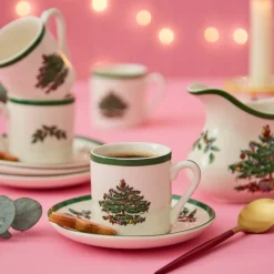 Christmas Tree espressokopp 4-pack