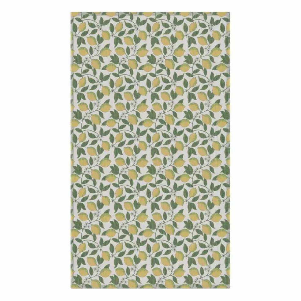 Citroner bordsduk 145 × 250 cm