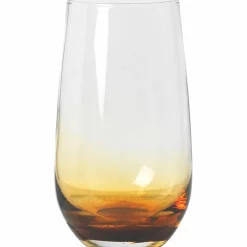 55 cl. Amber munblåst dricksglas