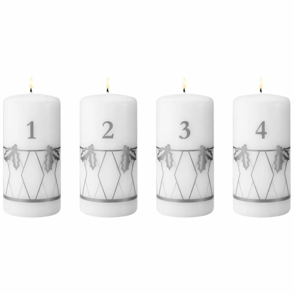 Classic Christmas 2026 adventsljus 4 st, guld