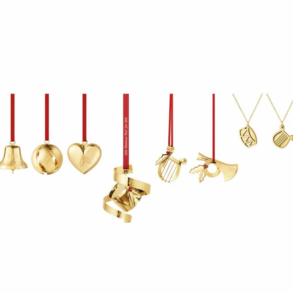 Classic Christmas 2026 prydnadsset, guld
