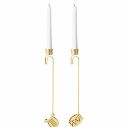 Classic Christmas 2026 set med ljusstakar, guld
