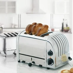 Classic Combi 2+1 skivor brödrost, rostfritt stål