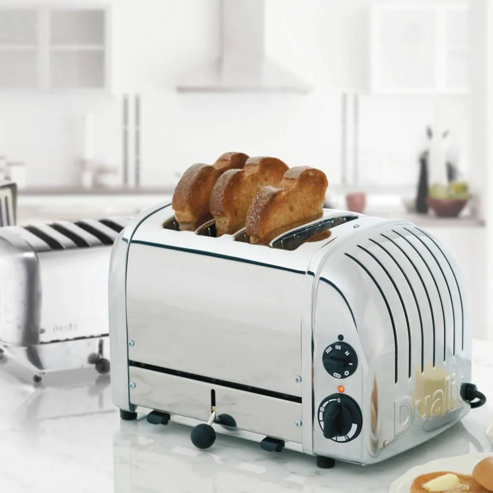 Classic Combi 2+1 skivor brödrost, rostfritt stål