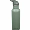 Classic Flip Seal Sport vattenflaska 800 ml, borstat stål