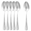 Classic kaffeskedar 14 cm x 6 st, rostfritt stål