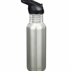 Classic Narrow Flip Sport vattenflaska 532 ml, borstat stål