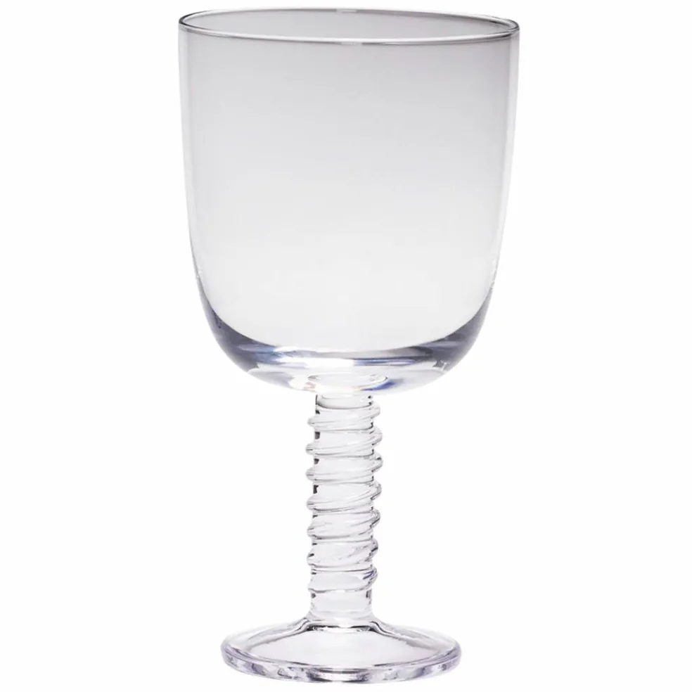 Clink rödvinsglas, klar