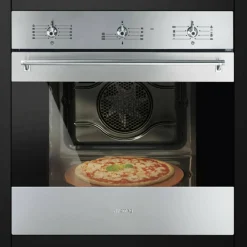 60 cm Classic Multifunktionsugn i Rostfritt Stål
