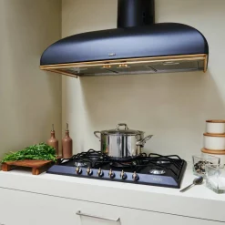 70 cm gashäll med frambetjäning i antracit
