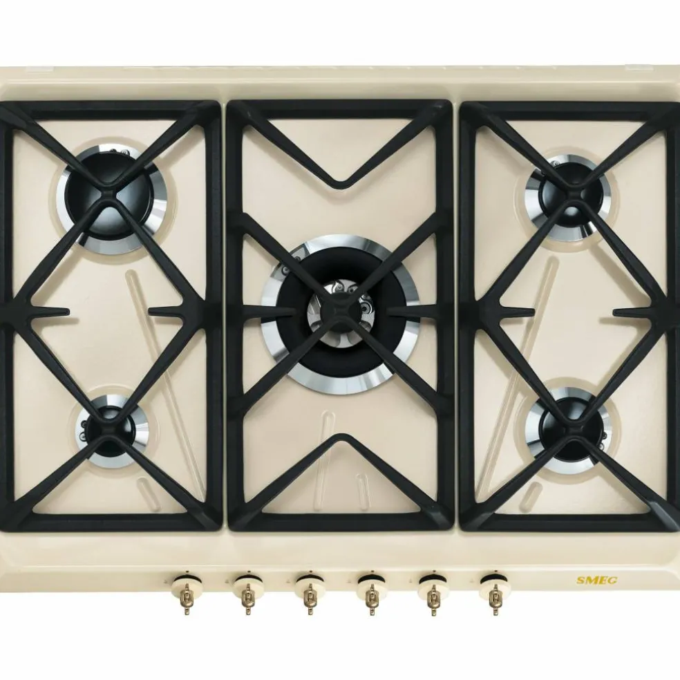 70 cm gashäll med framkant creme