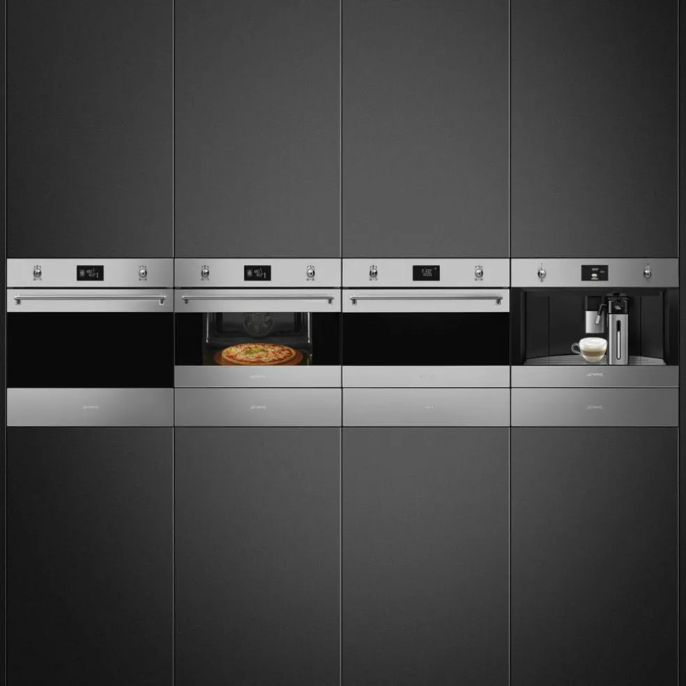 60 cm inbyggd kaffemaskin i antracit