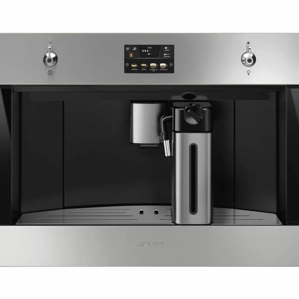 60 cm inbyggd kaffemaskin i antracit
