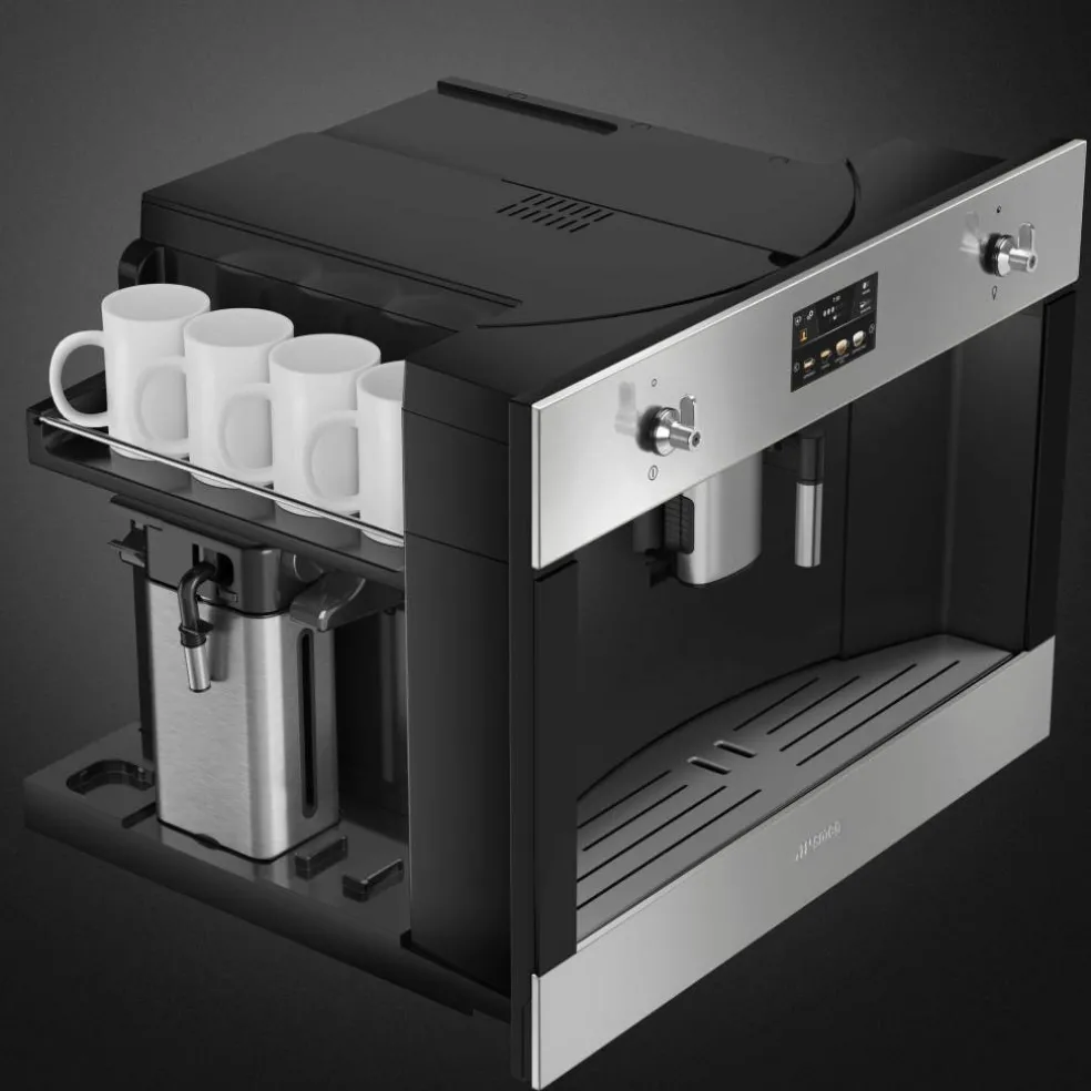 60 cm inbyggd kaffemaskin i antracit