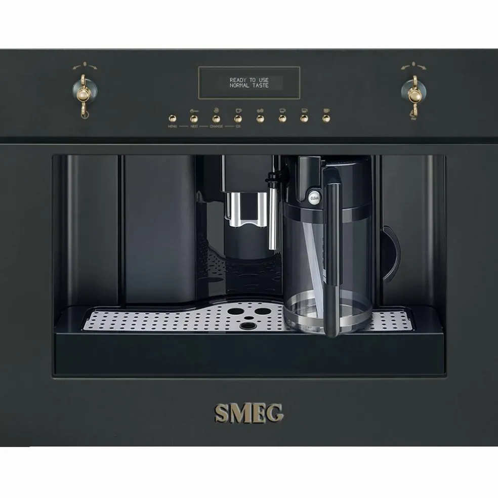 60 cm inbyggd kaffemaskin i antracit